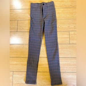 Princess Polly Mekka Pants - Plaid Red/Brown - Size 4